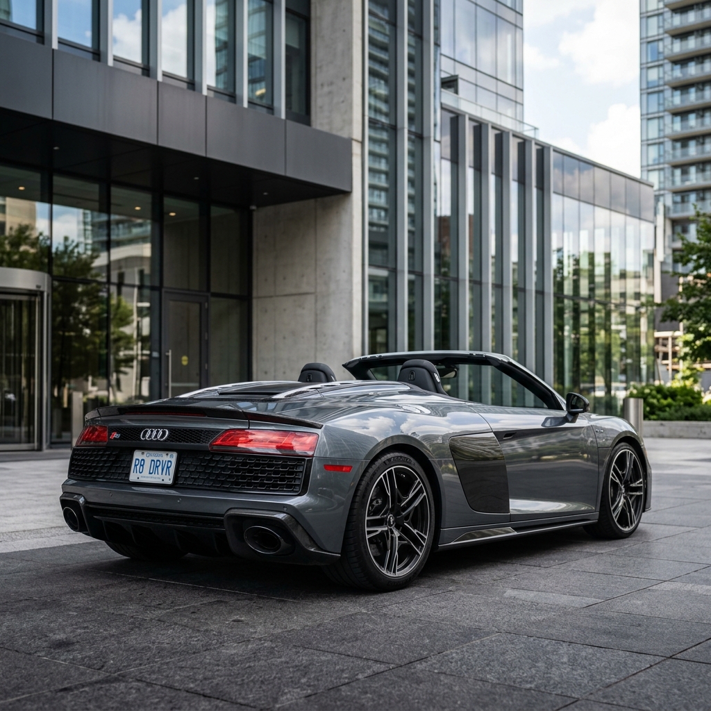 2023 Audi R8 V10 Performance Spyder — Seraphim Supercars Toronto — view 2