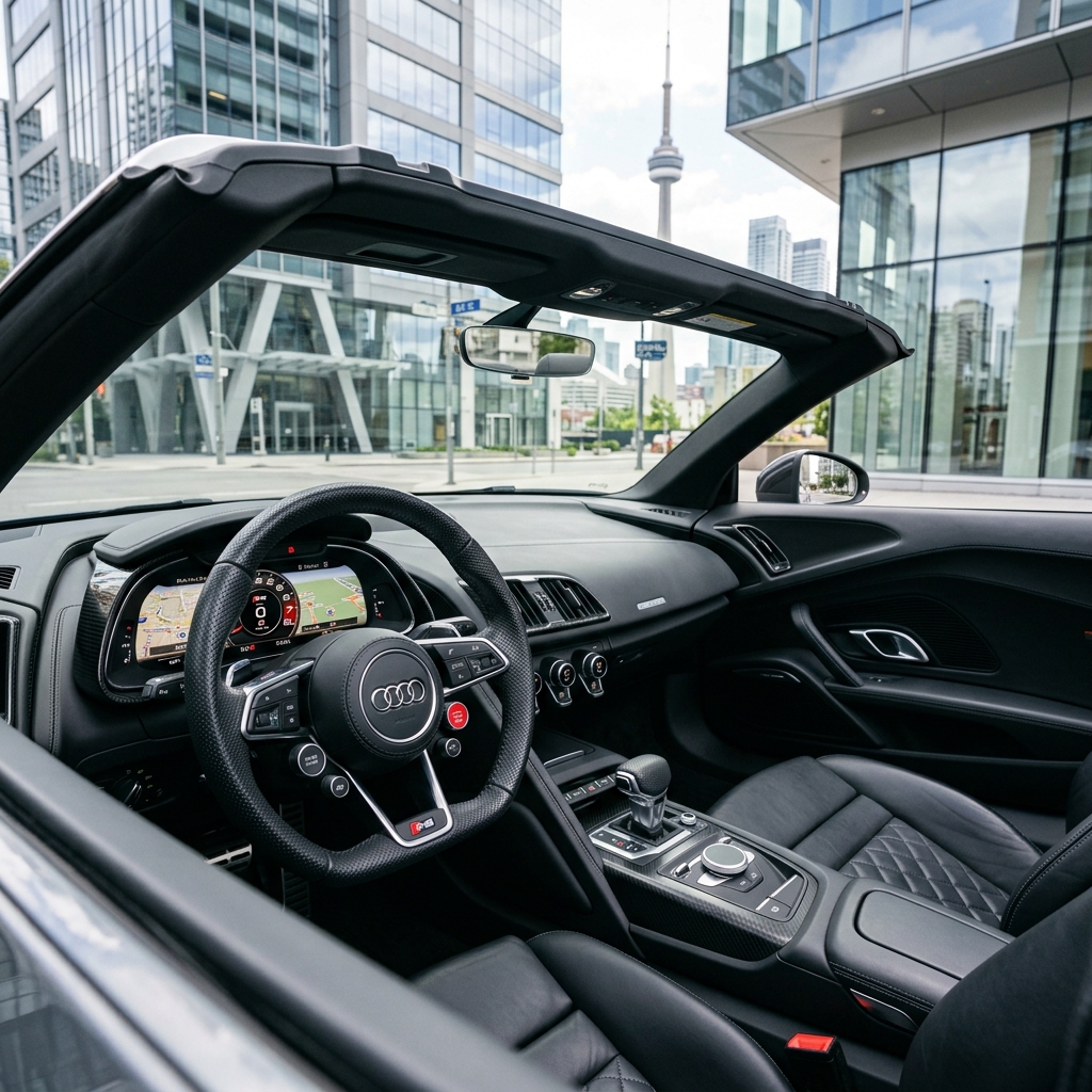 2023 Audi R8 V10 Performance Spyder — Seraphim Supercars Toronto — view 3