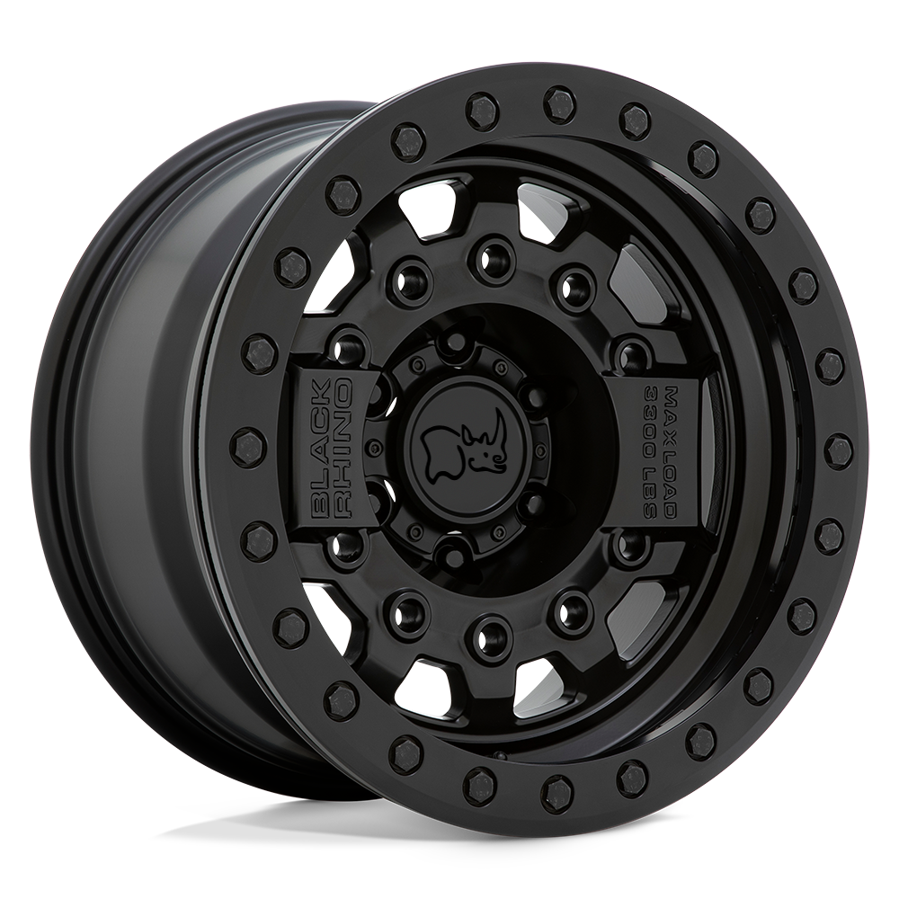 Black Rhino Black Rhino AVENGER BEADLOCK Matte Black w/ Black Hardware - 17x8.5 | +0 | 6x139.7 | 112.1mm — Seraphim Supercars